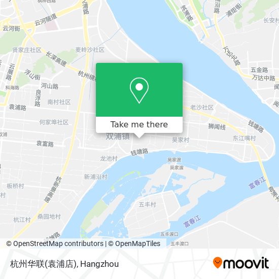 杭州华联(袁浦店) map