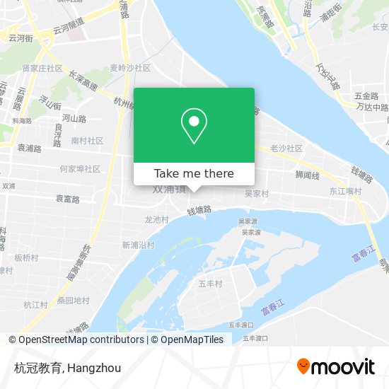 杭冠教育 map