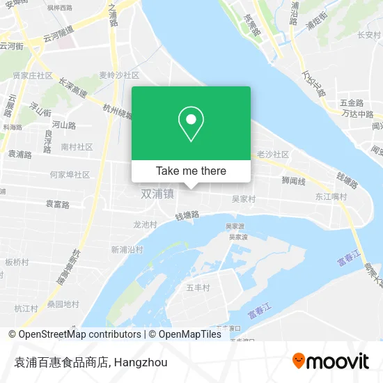 袁浦百惠食品商店 map
