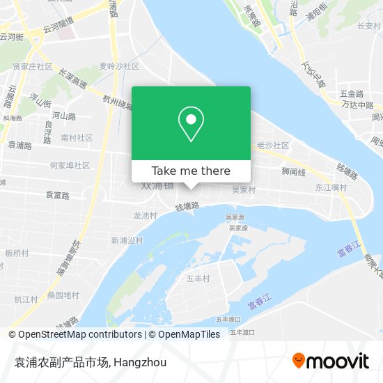 袁浦农副产品市场 map