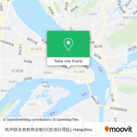 杭州联合农村商业银行(东清分理处) map