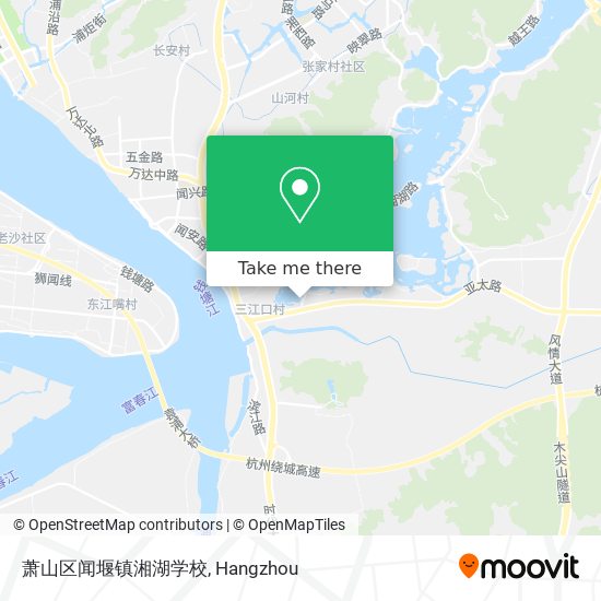 萧山区闻堰镇湘湖学校 map
