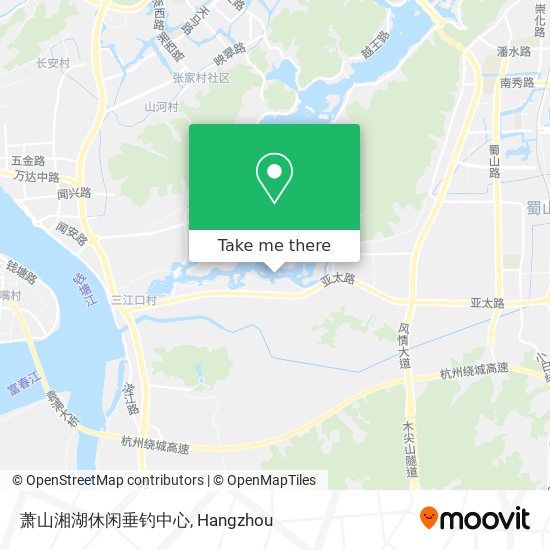 萧山湘湖休闲垂钓中心 map
