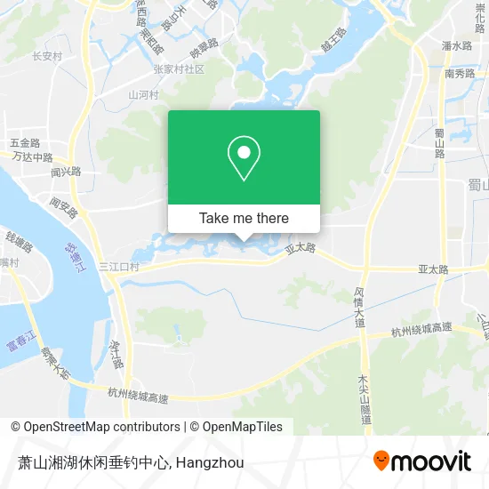 萧山湘湖休闲垂钓中心 map