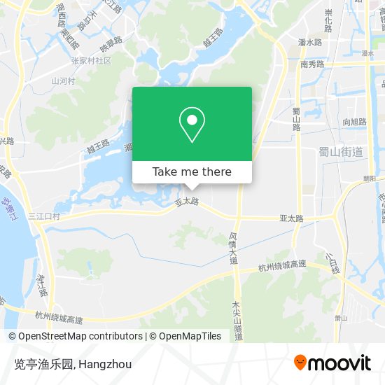 览亭渔乐园 map