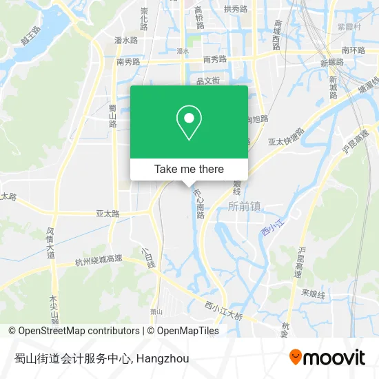 蜀山街道会计服务中心 map