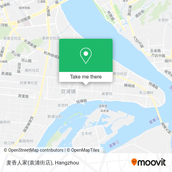 麦香人家(袁浦街店) map