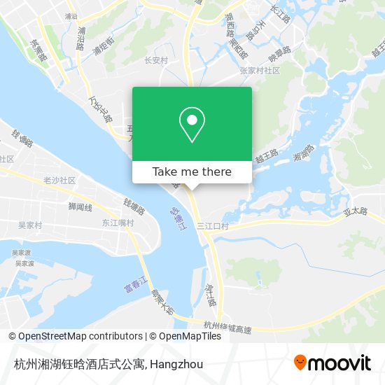 杭州湘湖钰晗酒店式公寓 map