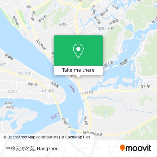 中粮云涛名苑 map