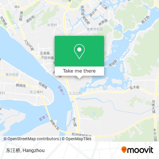 东汪桥 map