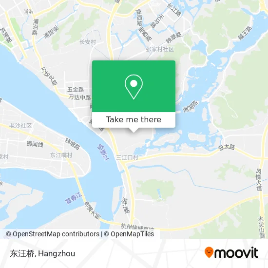 东汪桥 map