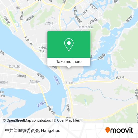 中共闻堰镇委员会 map
