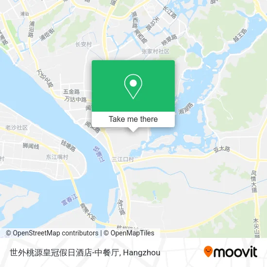 世外桃源皇冠假日酒店-中餐厅 map