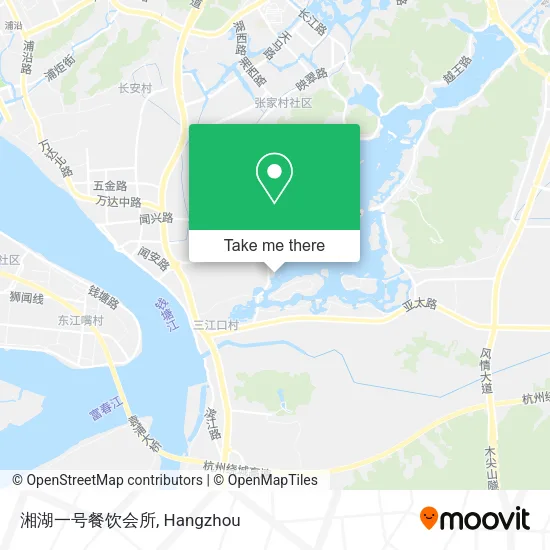 湘湖一号餐饮会所 map