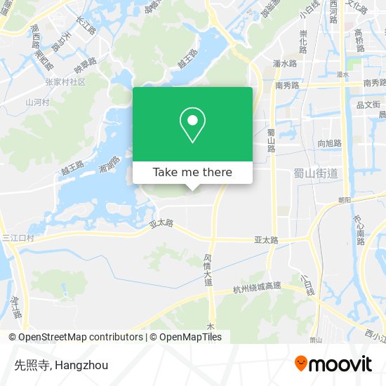 先照寺 map