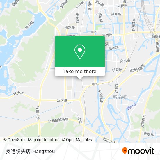 奥运馒头店 map