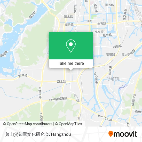 萧山贺知章文化研究会 map