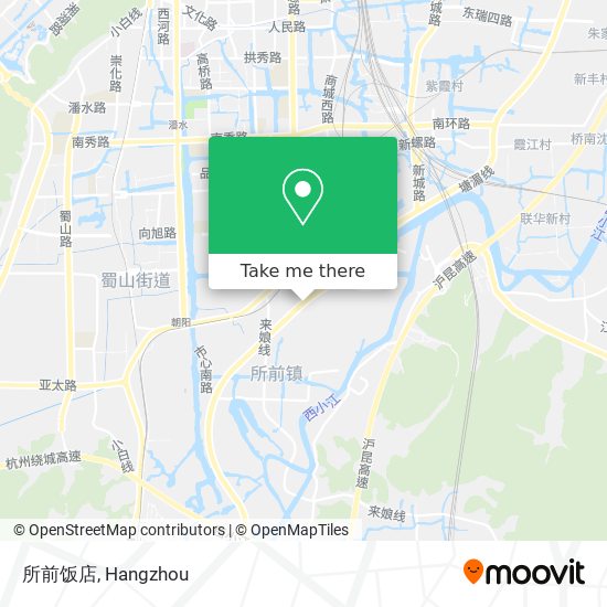 所前饭店 map