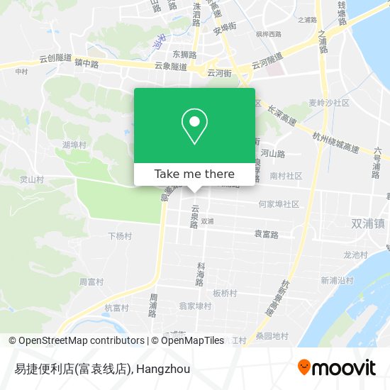 易捷便利店(富袁线店) map