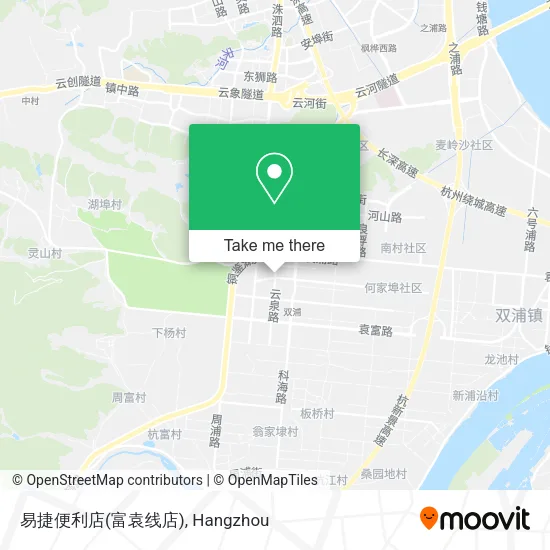 易捷便利店(富袁线店) map