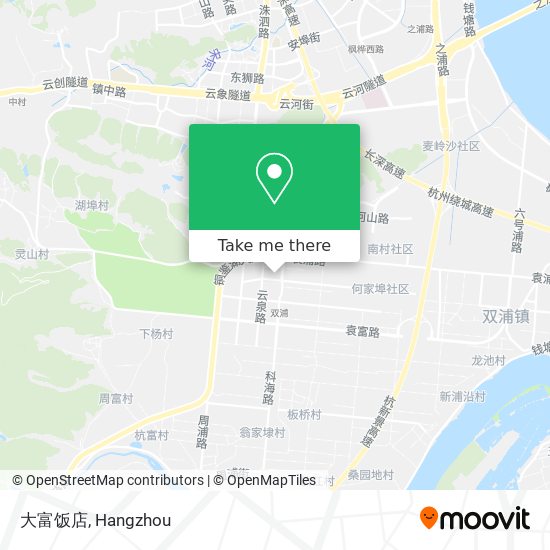 大富饭店 map