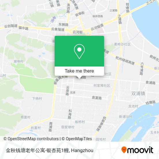 金秋钱塘老年公寓-银杏苑1幢 map