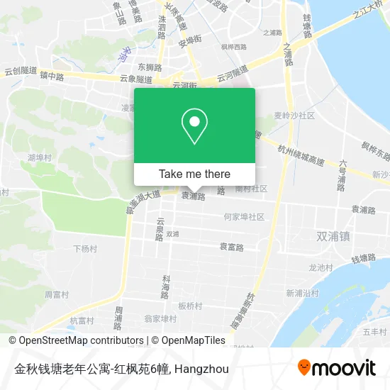 金秋钱塘老年公寓-红枫苑6幢 map