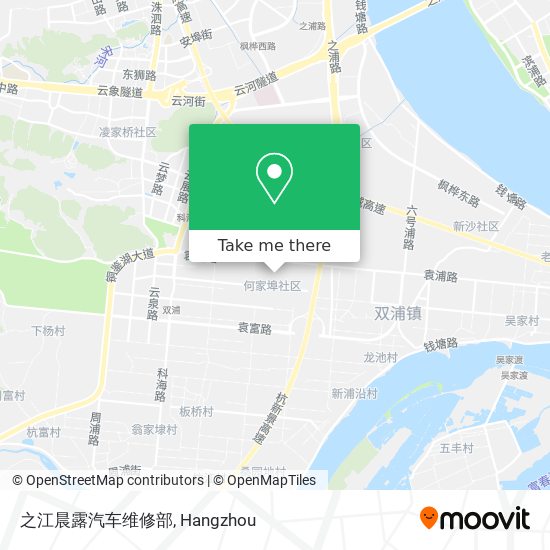 之江晨露汽车维修部 map