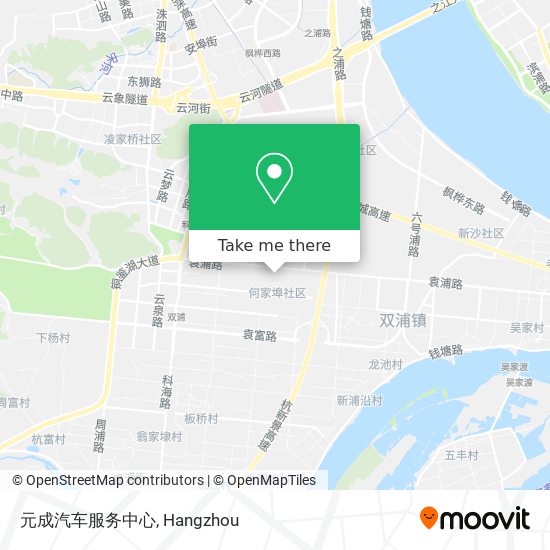 元成汽车服务中心 map