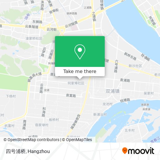 四号浦桥 map