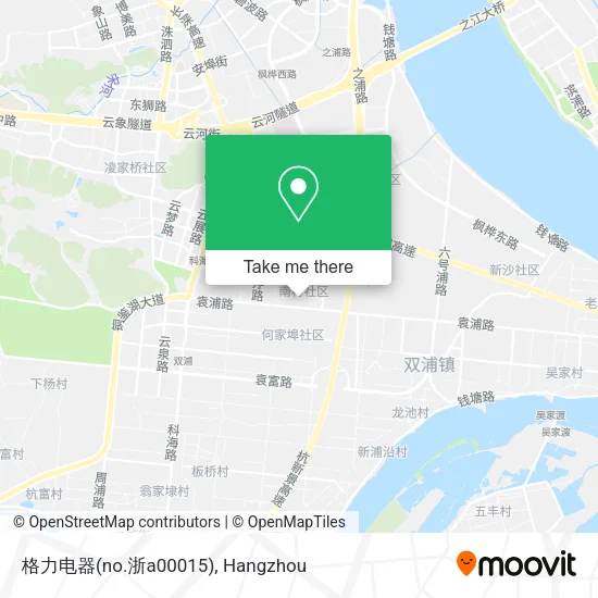 格力电器(no.浙a00015) map