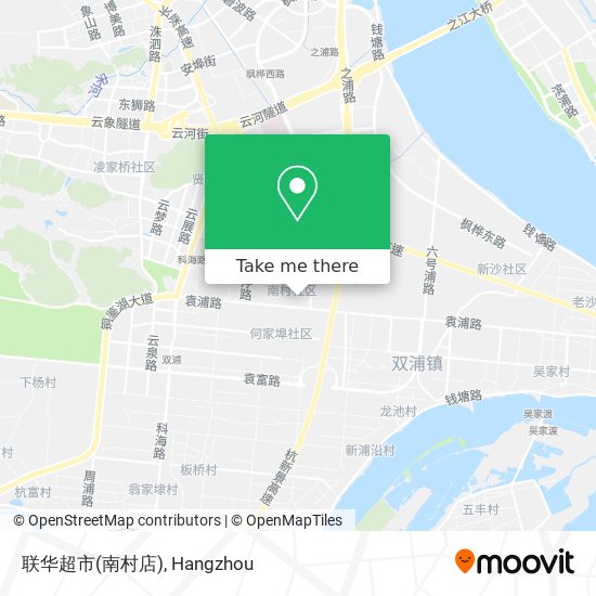 联华超市(南村店) map