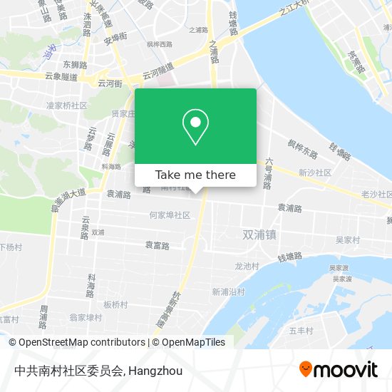 中共南村社区委员会 map