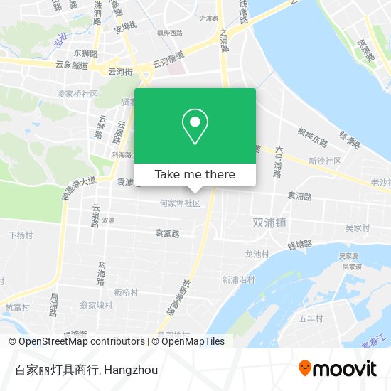 百家丽灯具商行 map