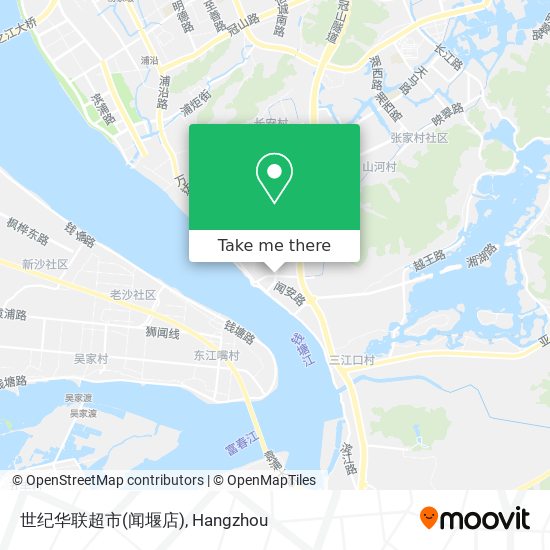 世纪华联超市(闻堰店) map