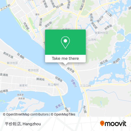 平价鞋店 map