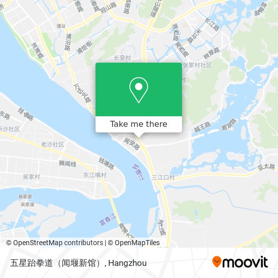 五星跆拳道（闻堰新馆） map