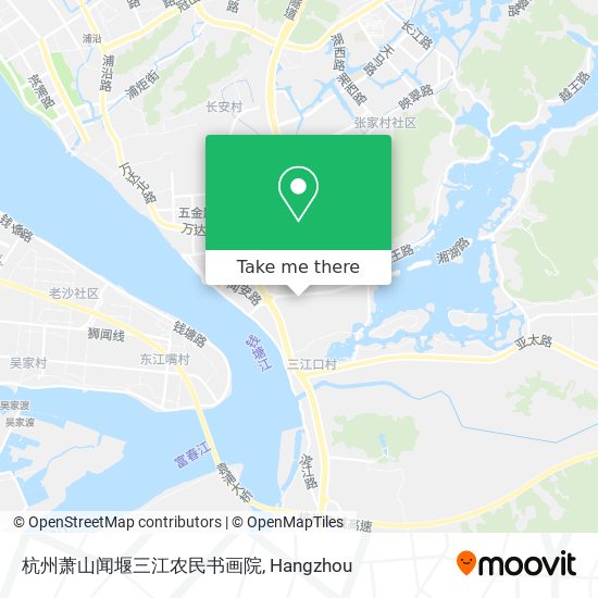 杭州萧山闻堰三江农民书画院 map