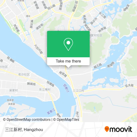 三江新村 map