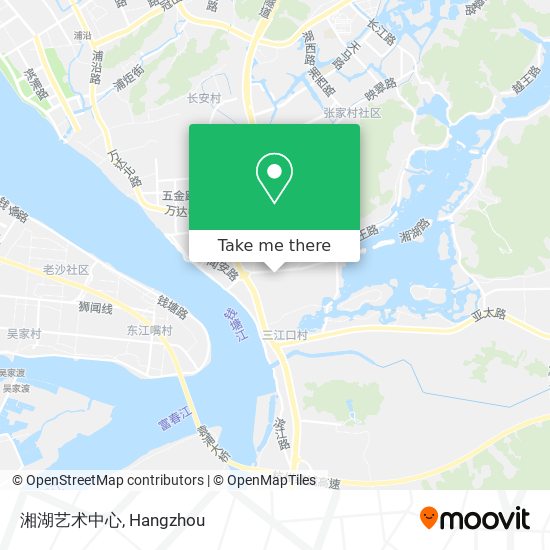 湘湖艺术中心 map