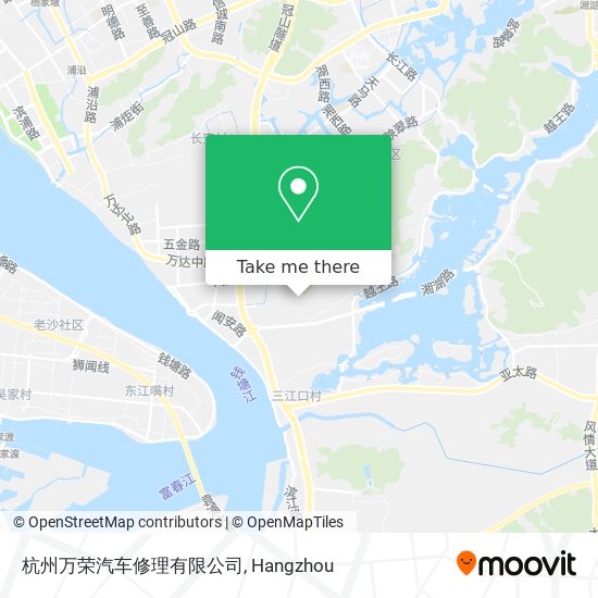 杭州万荣汽车修理有限公司 map