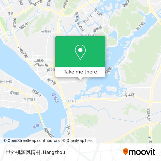 世外桃源风情村 map