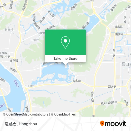 巡越台 map