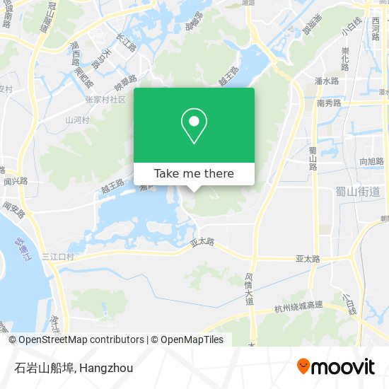 石岩山船埠 map
