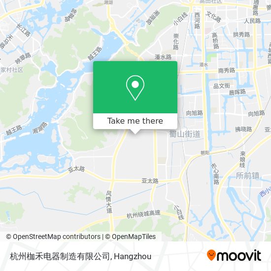 杭州枷禾电器制造有限公司 map