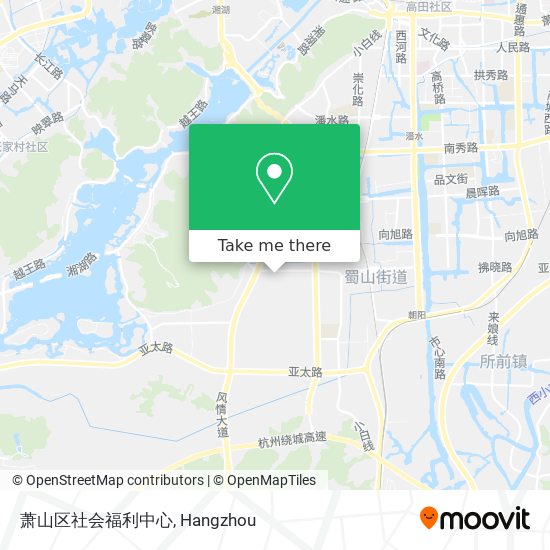 萧山区社会福利中心 map