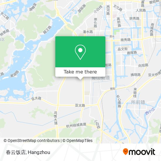 春云饭店 map