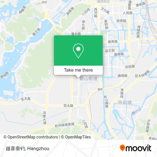 越寨垂钓 map