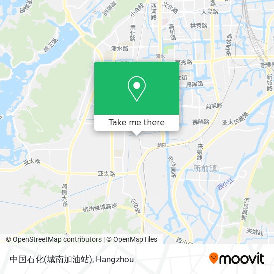 中国石化(城南加油站) map