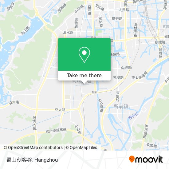 蜀山创客谷 map
